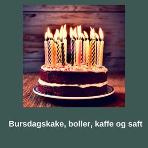 Bilde av bursdagskake