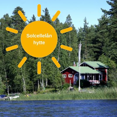 Solcellelån hytte