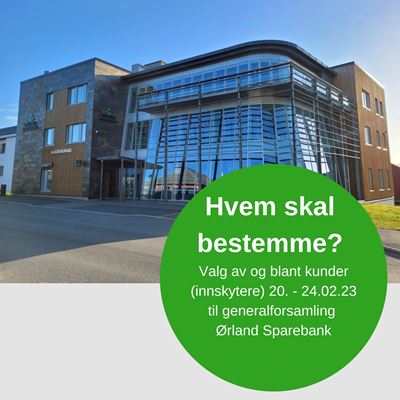 Innskytervalg Ørland Sparebank 2023