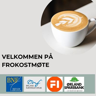 Plakat velkommen på frokostmøte