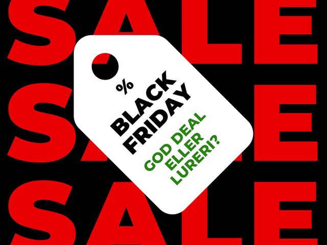 Bilde av black friday plakat