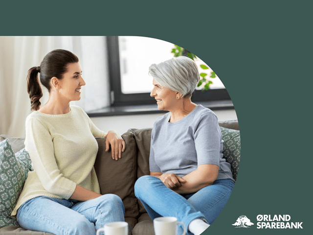 Bilde av to damer som prater